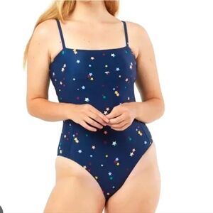 Summersalt Scatter Stars One Piece Swimsuit - Navy